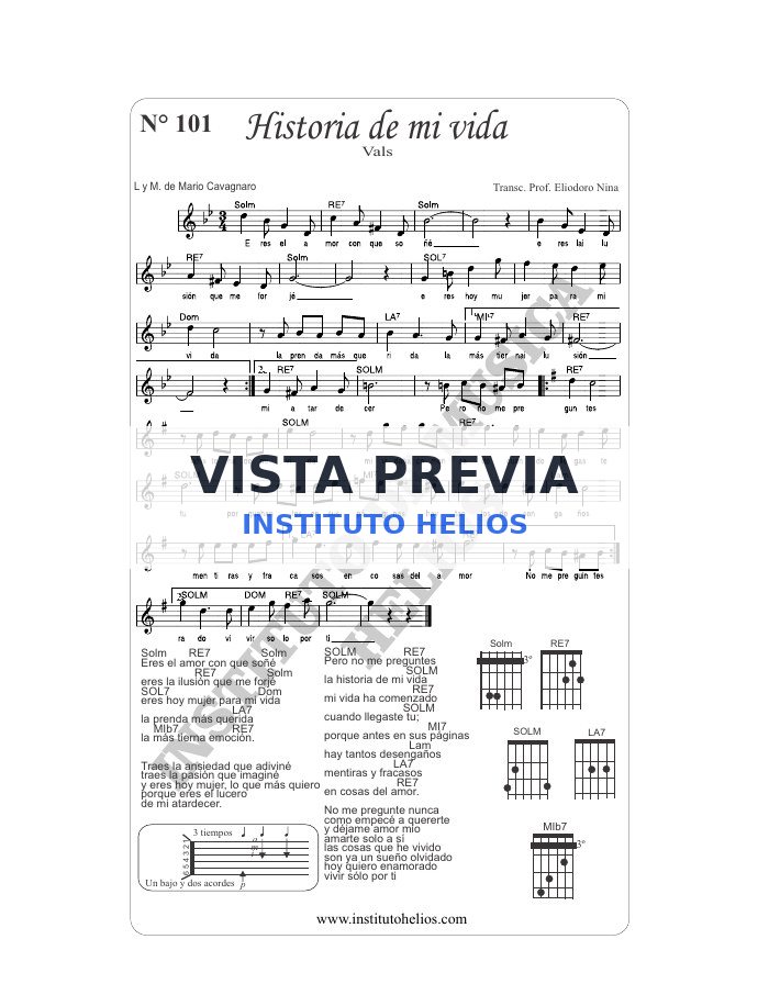 Vista previa de Historia de mi vida